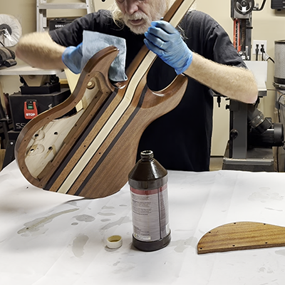 Applying the finish